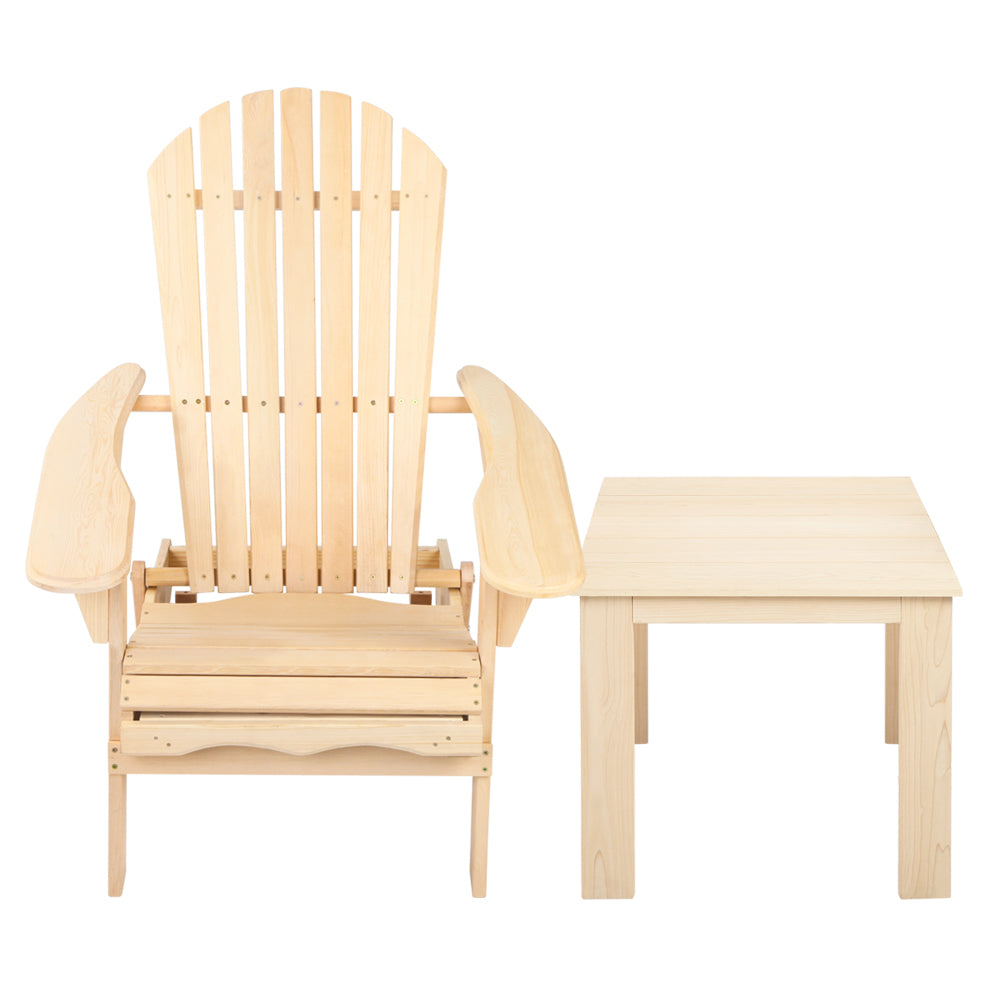 3 Piece Outdoor Beach Chair and Table Set - image3