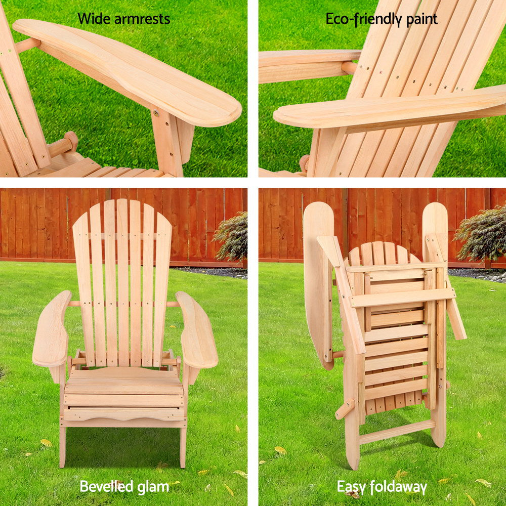 Outdoor Furniture Sun Lounge Chairs Beach Chair Recliner Adirondack Patio Garden - image6