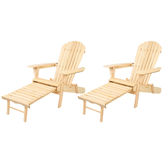 Set of 2 Outdoor Sun Lounge Chairs Patio Furniture Beach Chair Lounger - image1