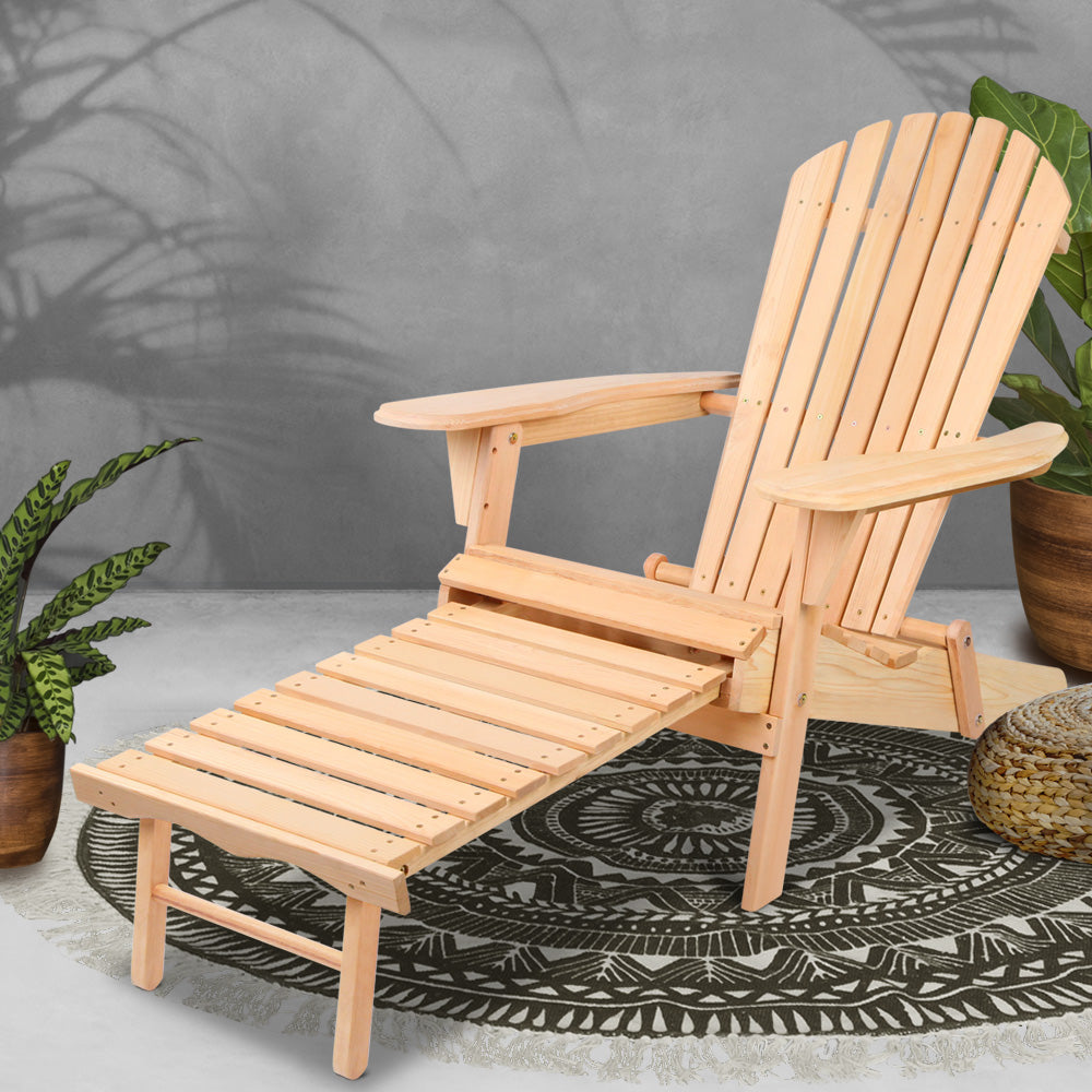 Outdoor Furniture Sun Lounge Chairs Beach Chair Recliner Adirondack Patio Garden - image7