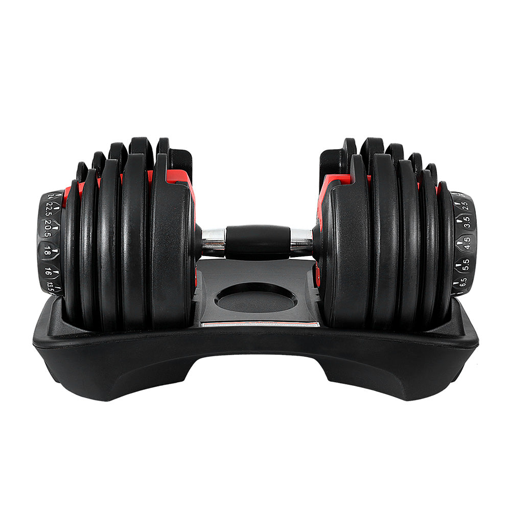 24kg Adjustable Dumbbell Dumbbells Weight Plates Home Gym Fitness Exercise - image3