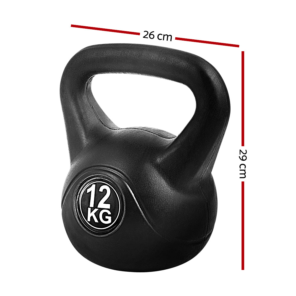 12kg Kettlebell Kettlebells Kettle Bell Bells Kit Weight Fitness Exercise - image2