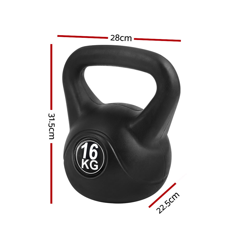 16KG Kettlebell Kettle Bell Weight Kit Fitness Exercise Strength Training - image2