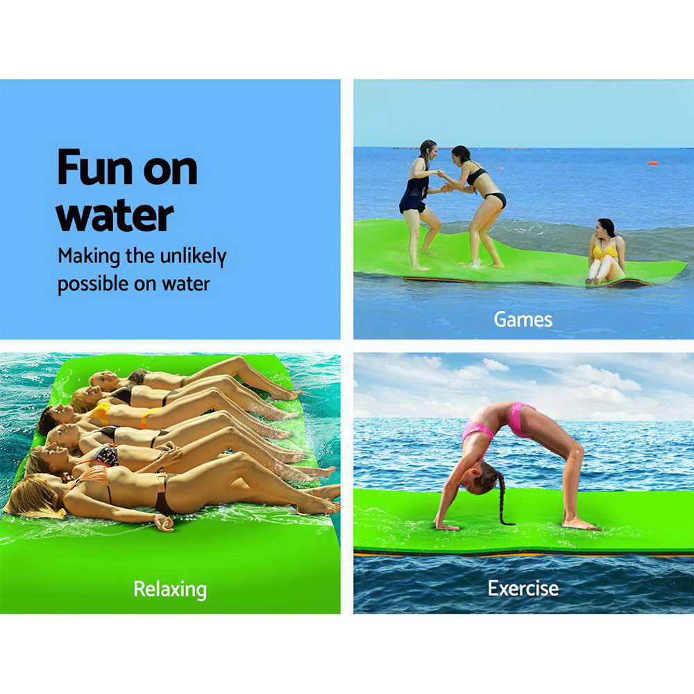 Floating Mat Water Slide Park Stand Up Paddle Pool Sea 270cm - image3