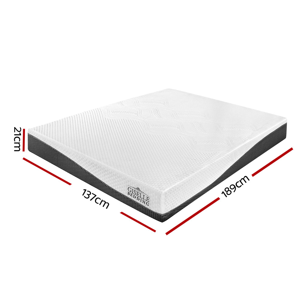 Bedding Double Size Memory Foam Mattress Cool Gel without Spring - image2