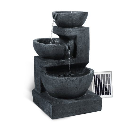Solar Fountain with LED Lights - image1
