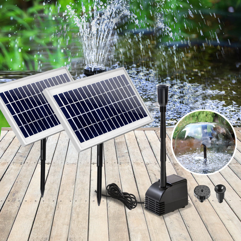 110W Solar Powered Water Pond Pump Outdoor Submersible Fountains - image7