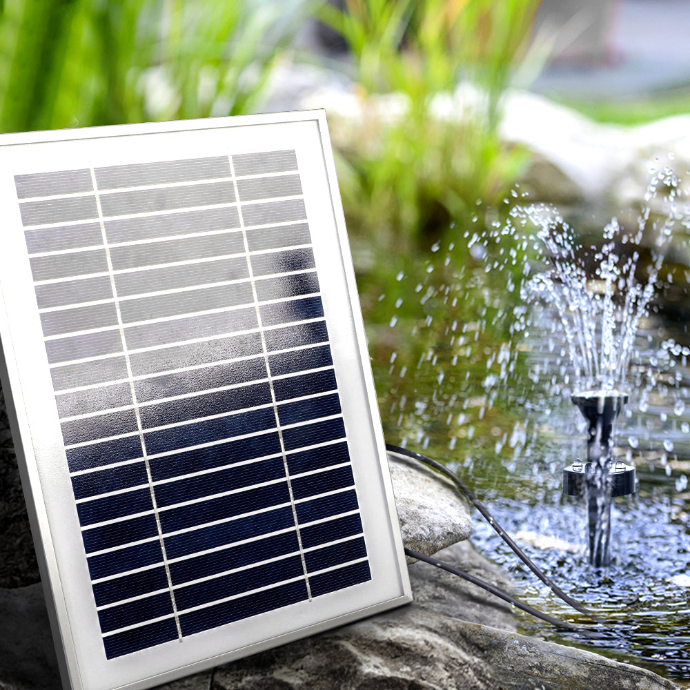 Solar Pond Pump with Battery Kit Solar Powered Garden Water Fountain - image8