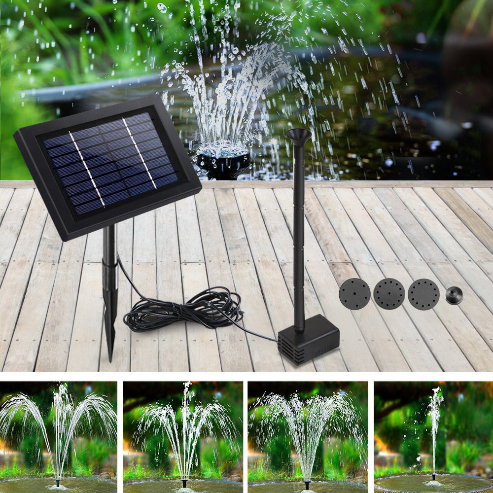 8W Solar Powered Water Pond Pump Outdoor Submersible Fountains - image7