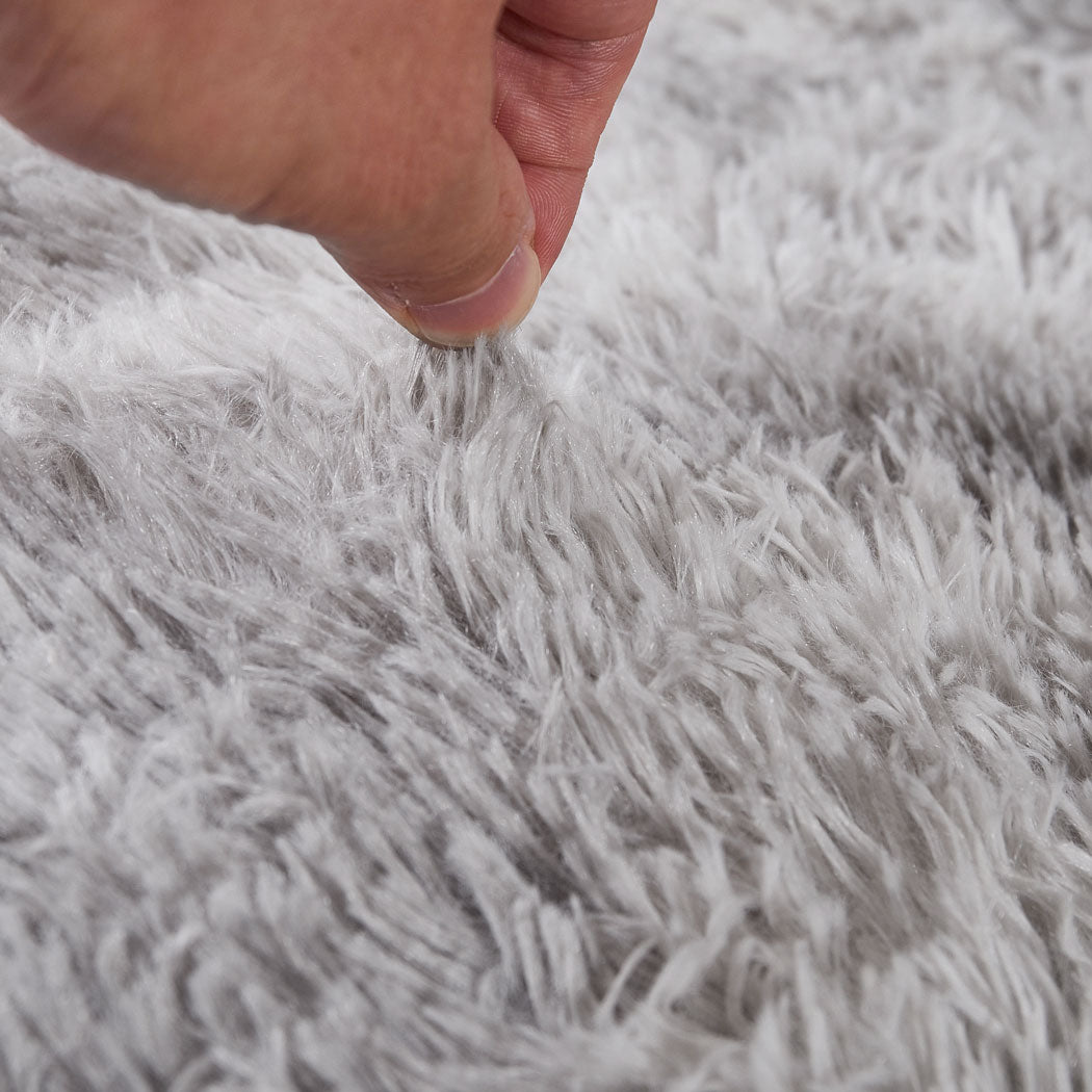Floor Rug Shaggy Rugs Soft Large Carpet Area Tie-dyed Mystic 200x300cm - image5