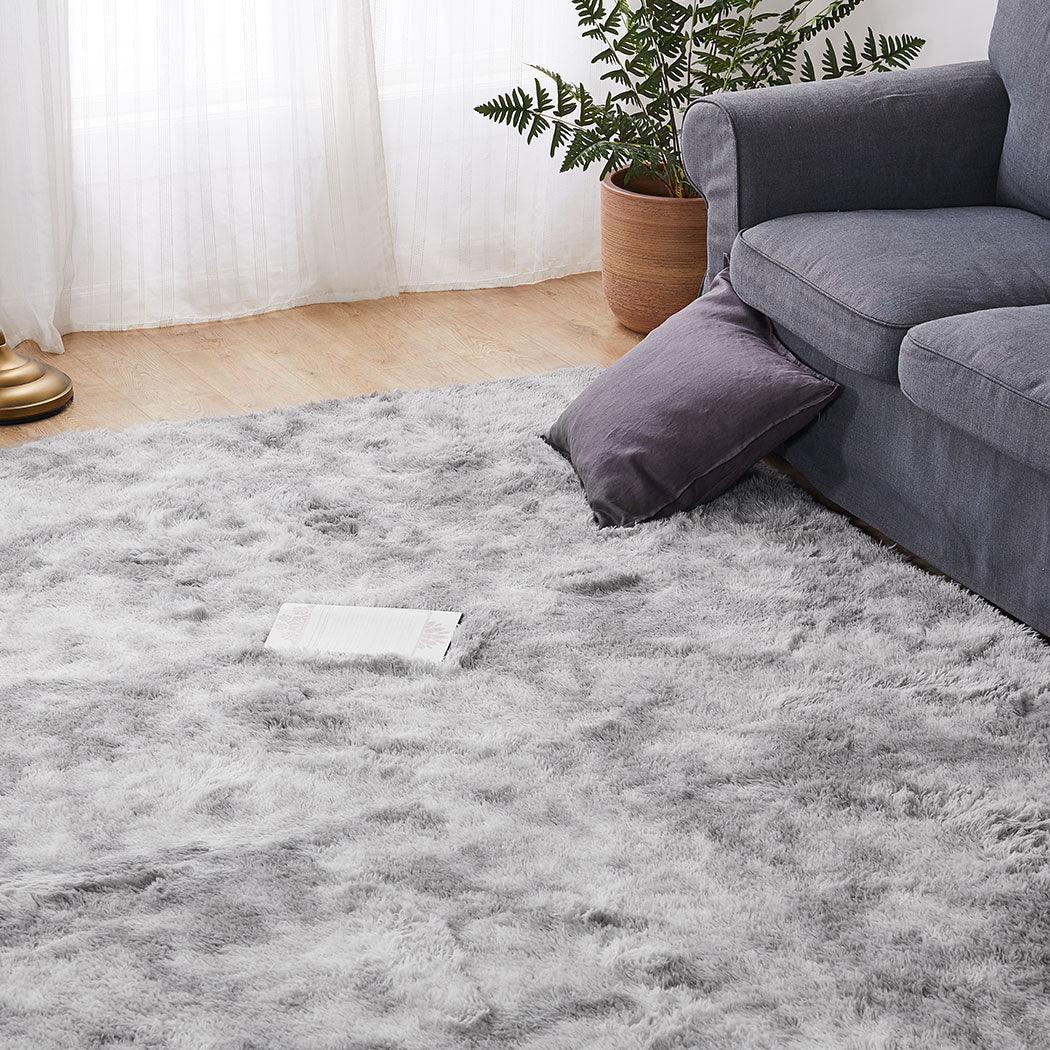 Floor Rug Shaggy Rugs Soft Large Carpet Area Tie-dyed Mystic 200x300cm - image8