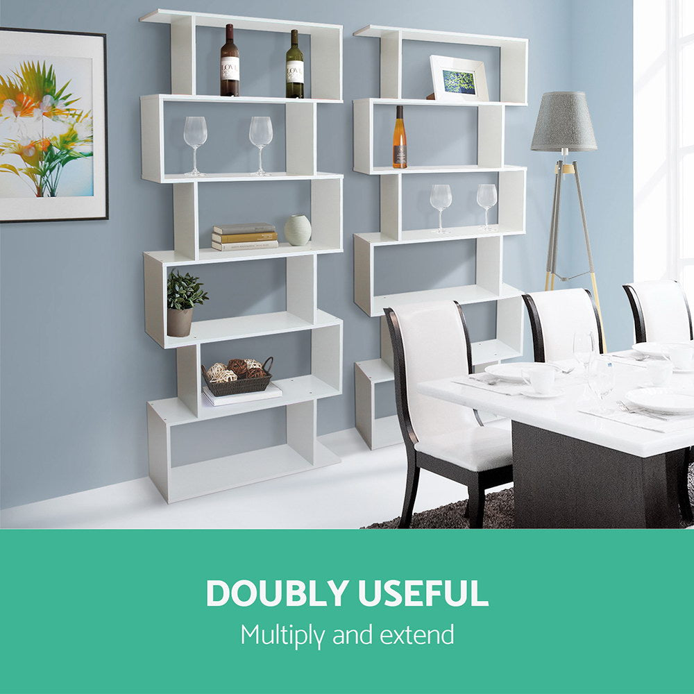 6 Tier Display Shelf - White - image5