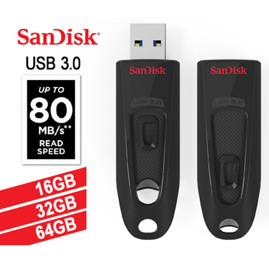 SanDisk Ultra CZ48 128G USB 3.0 Flash Drive (SDCZ48-128G) - image1