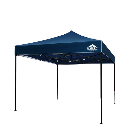 Gazebo Pop Up Marquee 3x3m Outdoor Tent Folding Wedding Gazebos Navy - image1