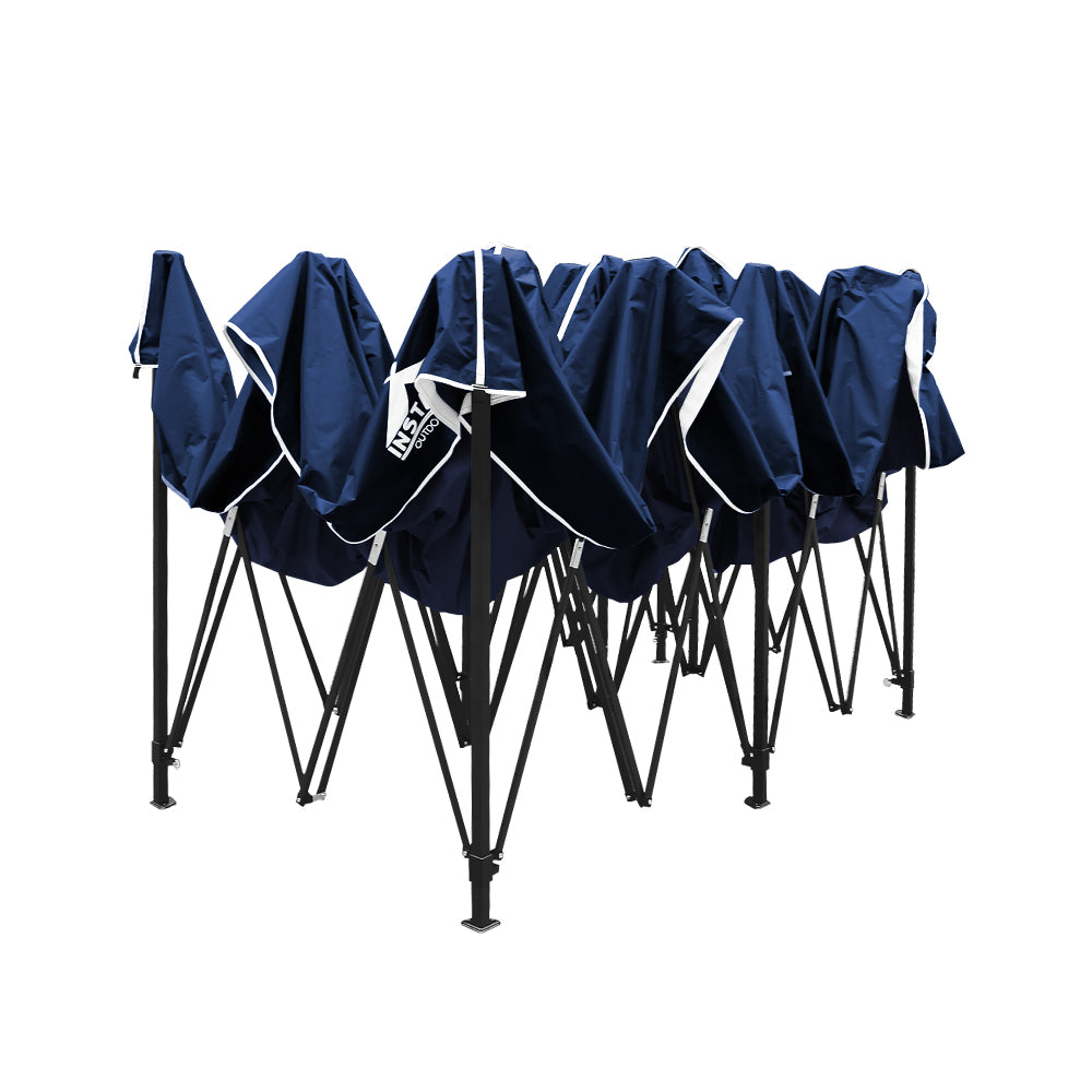 Gazebo Pop Up Marquee 3x6m Outdoor Tent Folding Wedding Gazebos Navy - image4