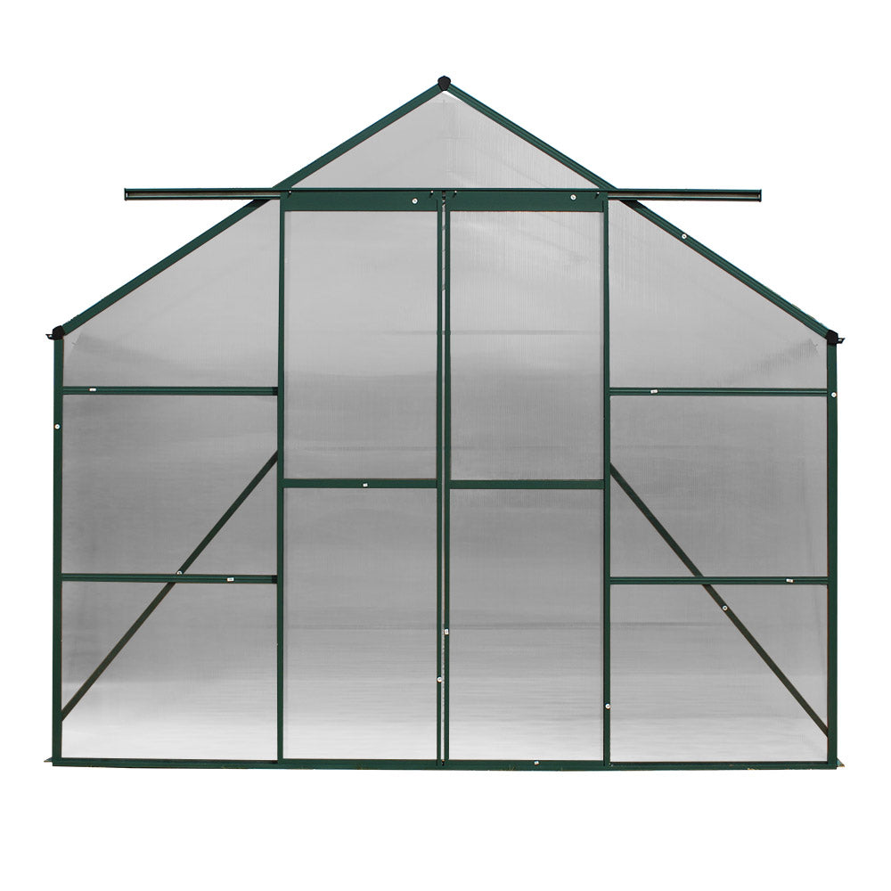 Aluminium Greenhouse Green House Garden Polycarbonate 4.43X2.44M - image4