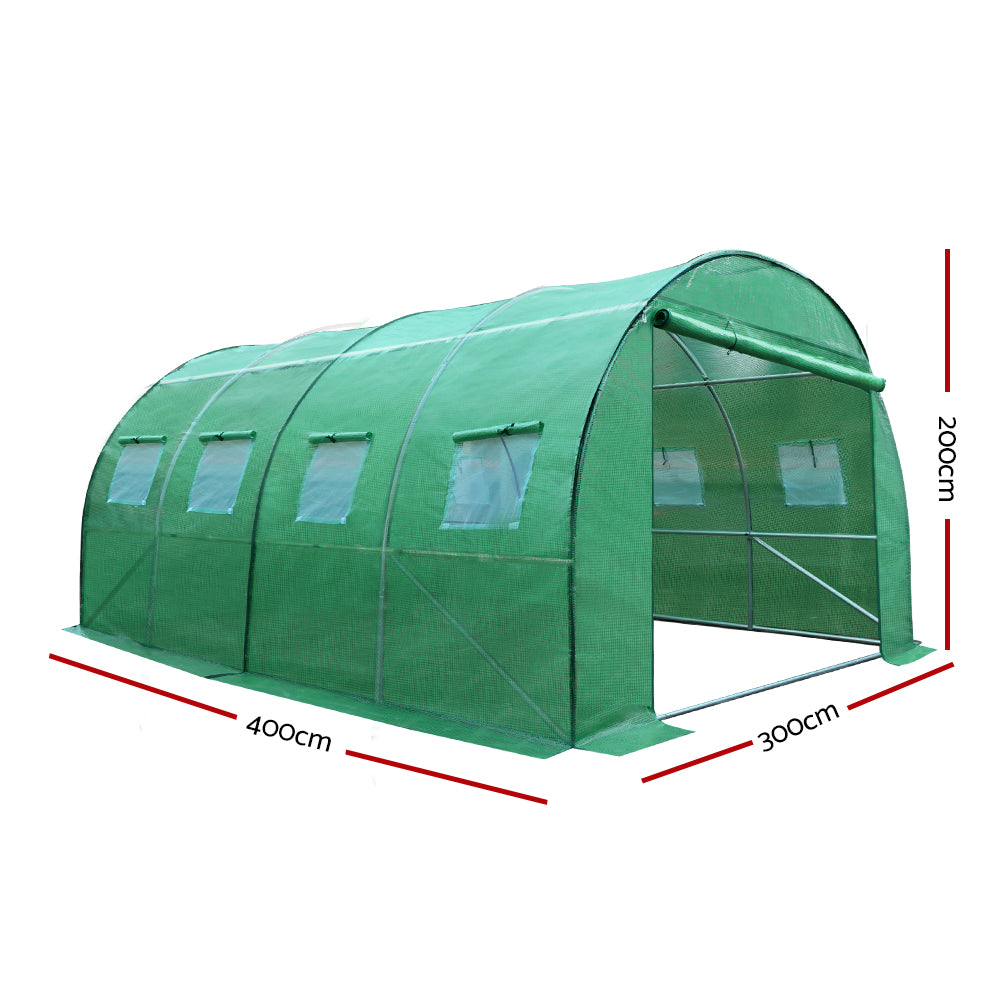 Greenhouse 4X3X2M Garden Shed Green House Polycarbonate Storage - image2
