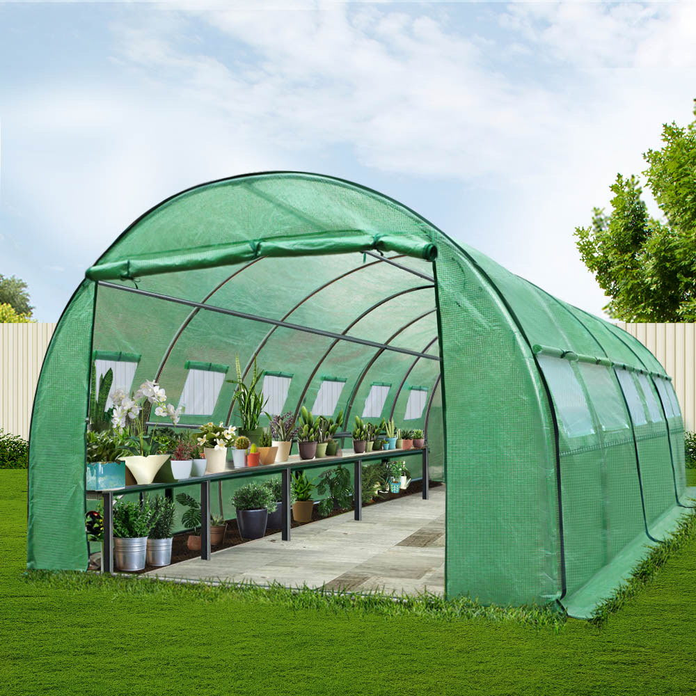 Greenhouse 6MX3M Garden Shed Green House Storage Tunnel Plant Grow - image7