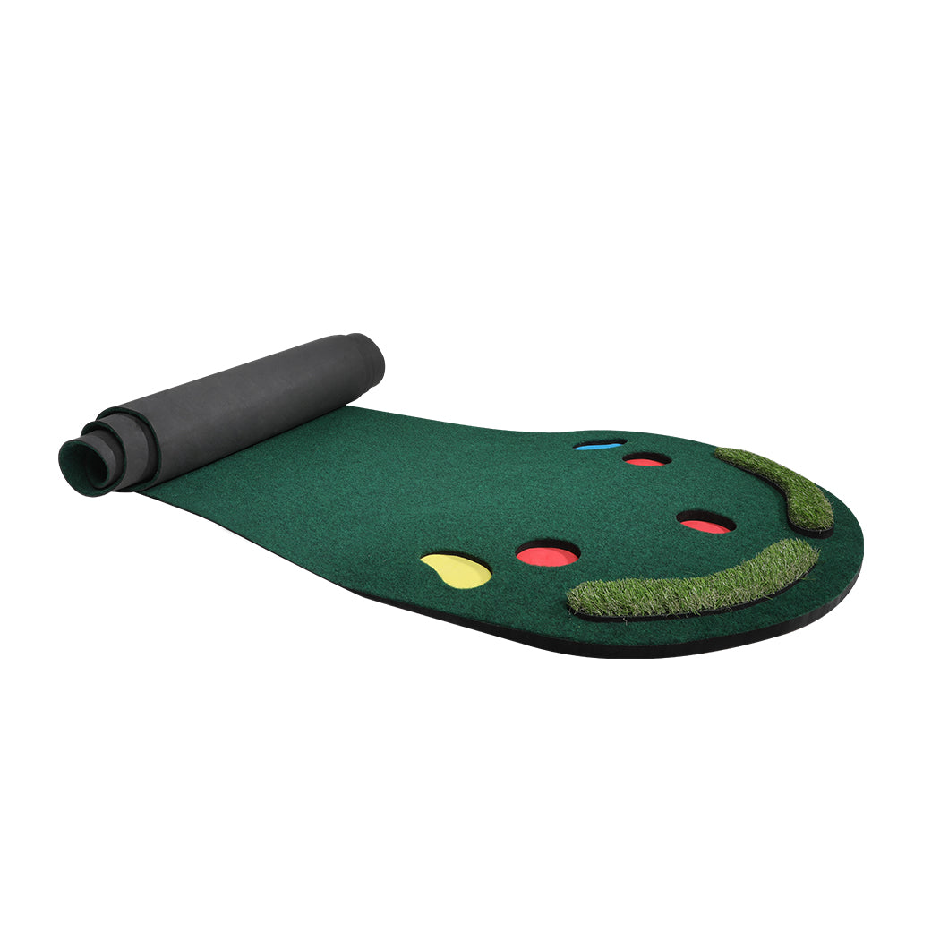 3M Golf Putting Mat Practice Training Indoor Outdoor Portable Slope Non-skid - image4