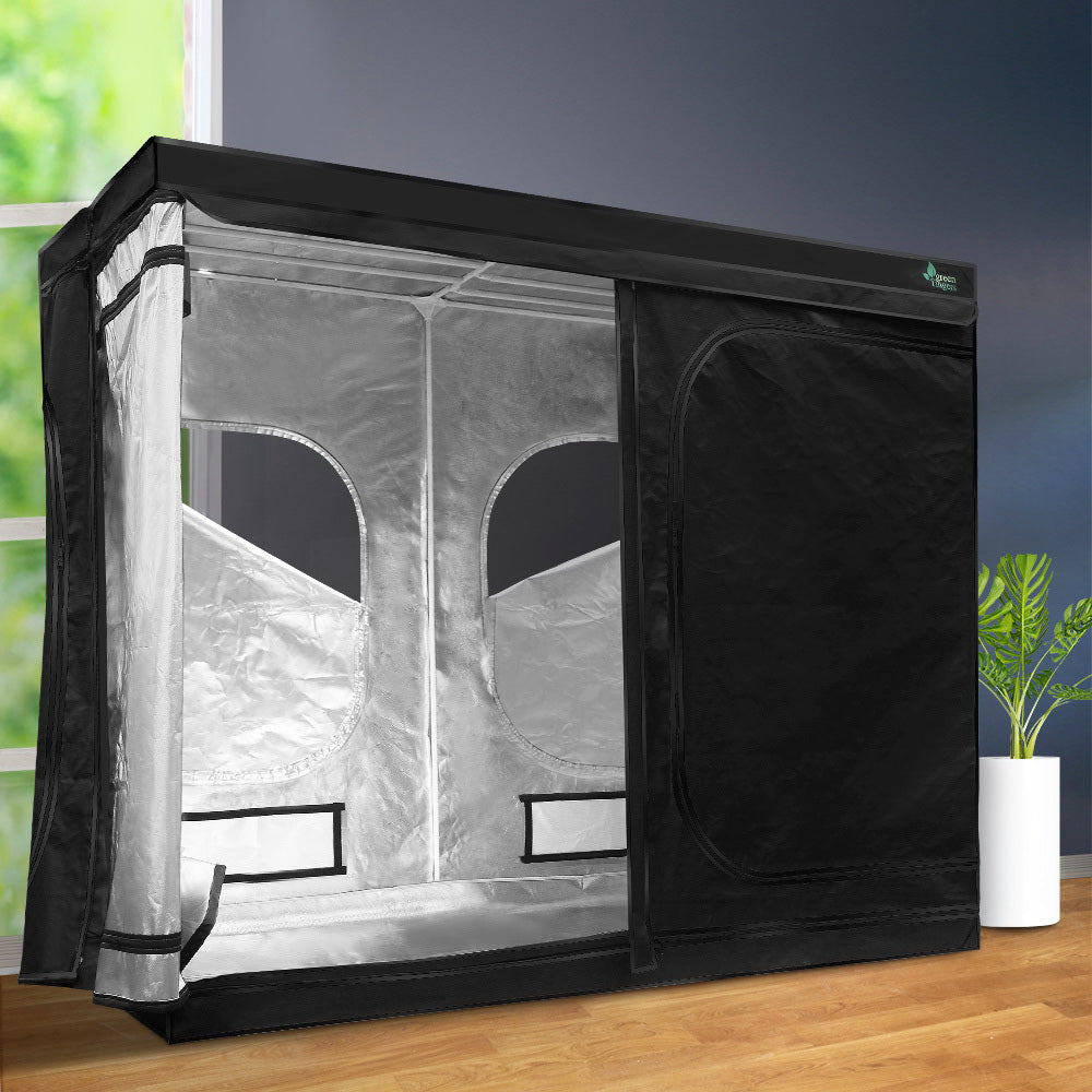 Hydroponics Grow Tent Kits Hydroponic Grow System 2.4m x 1.2m x 2m 600D Oxford - image7