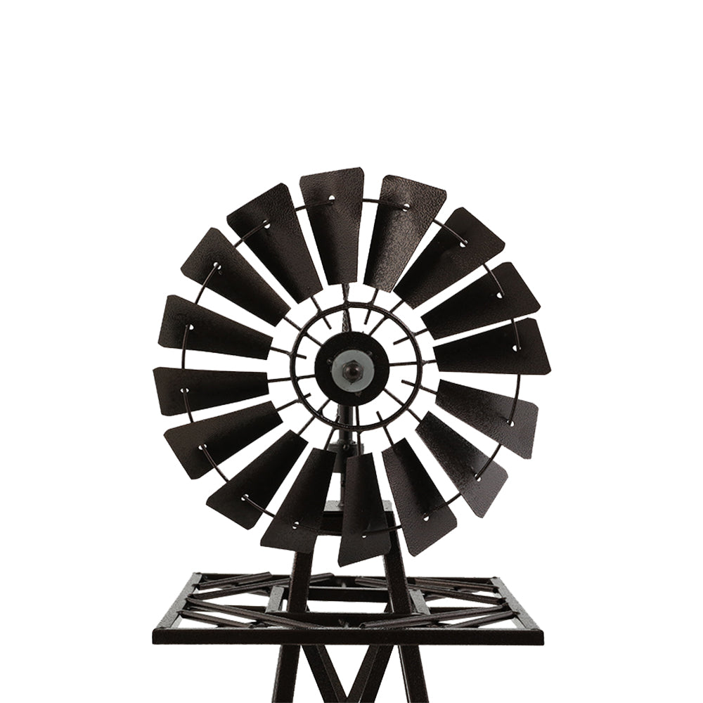 Garden Windmill 120cm Metal Ornaments Outdoor Decor Ornamental Wind Mill - image3