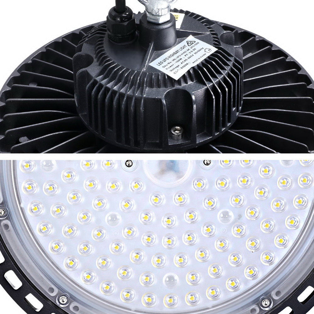 LED High Bay Lights Light 100W Industrial Workshop Warehouse Gym - image5