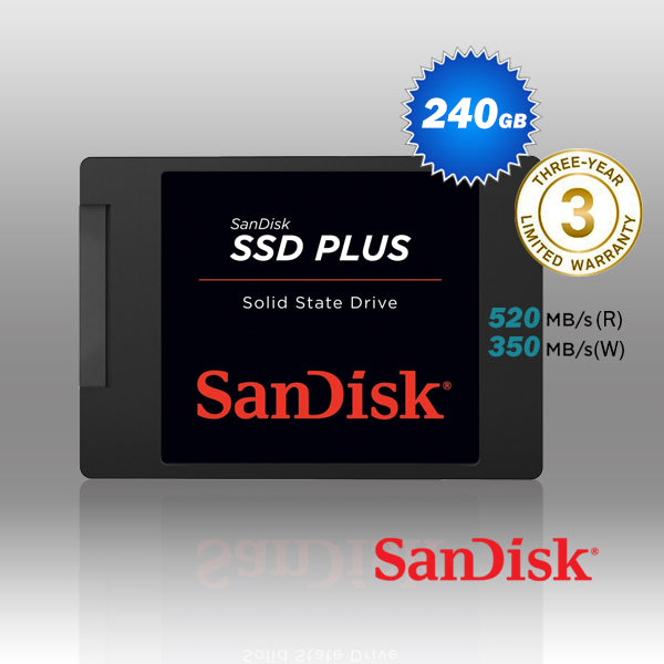 SSD Plus 240GB 2.5 inch SATA III SSD SDSSDA-240G - image1