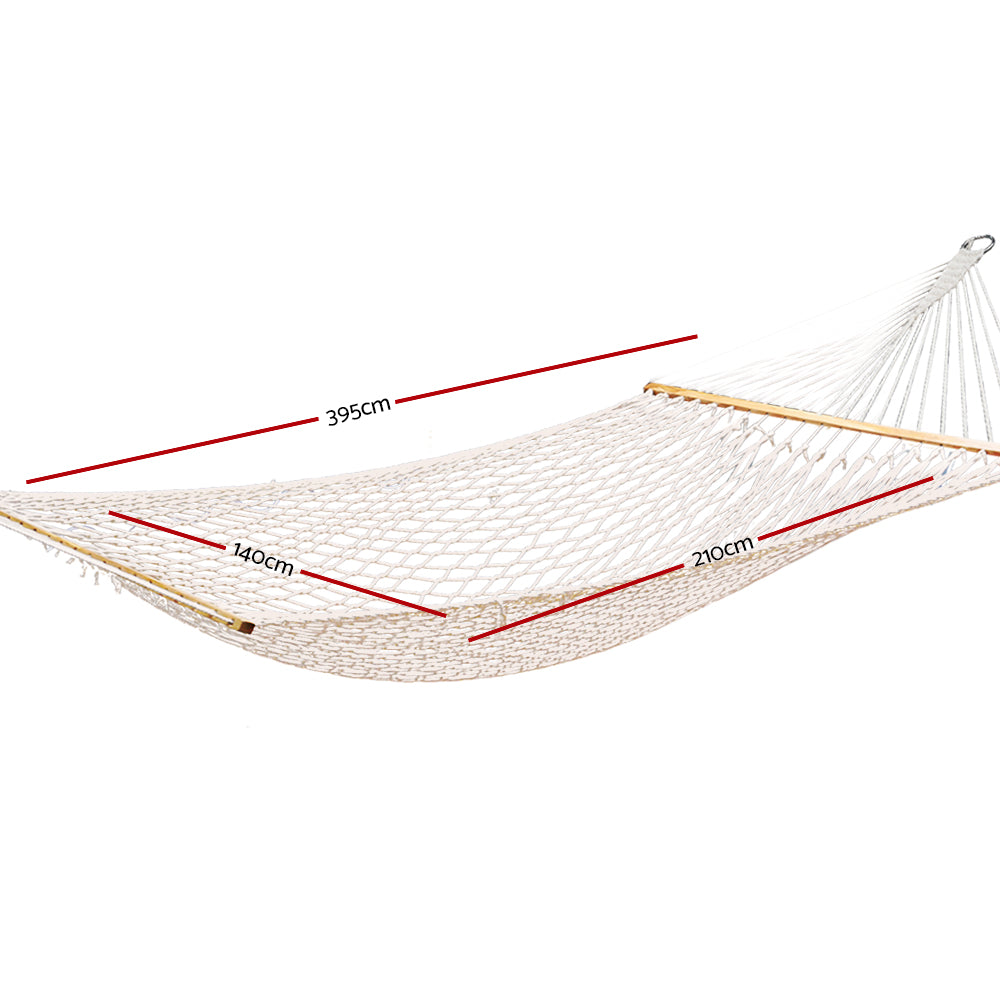 Double Swing Hammock Bed Cream - image2