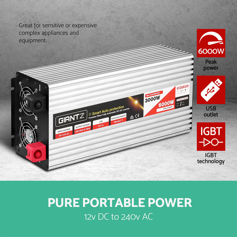 3000W Puresine Wave DC-AC Power Inverter - image3