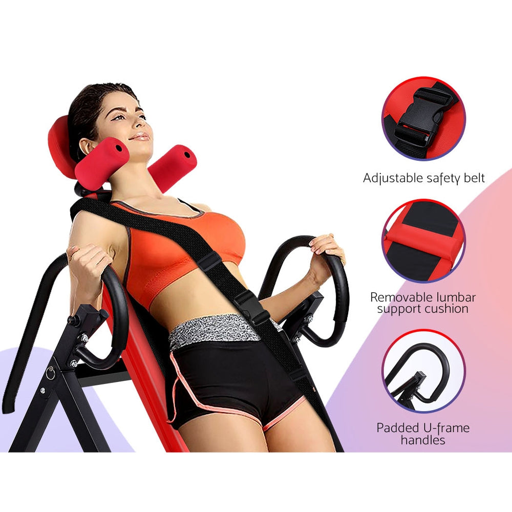 Inversion Table Gravity Stretcher Inverter Foldable Home Fitness Gym - image3