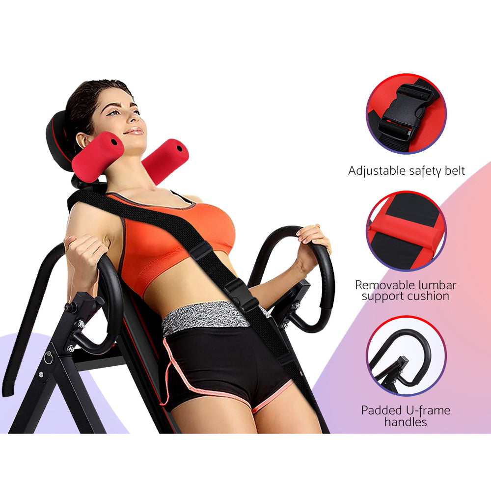 Inversion Table Gravity Stretcher Inverter Foldable Home Fitness Gym - image3