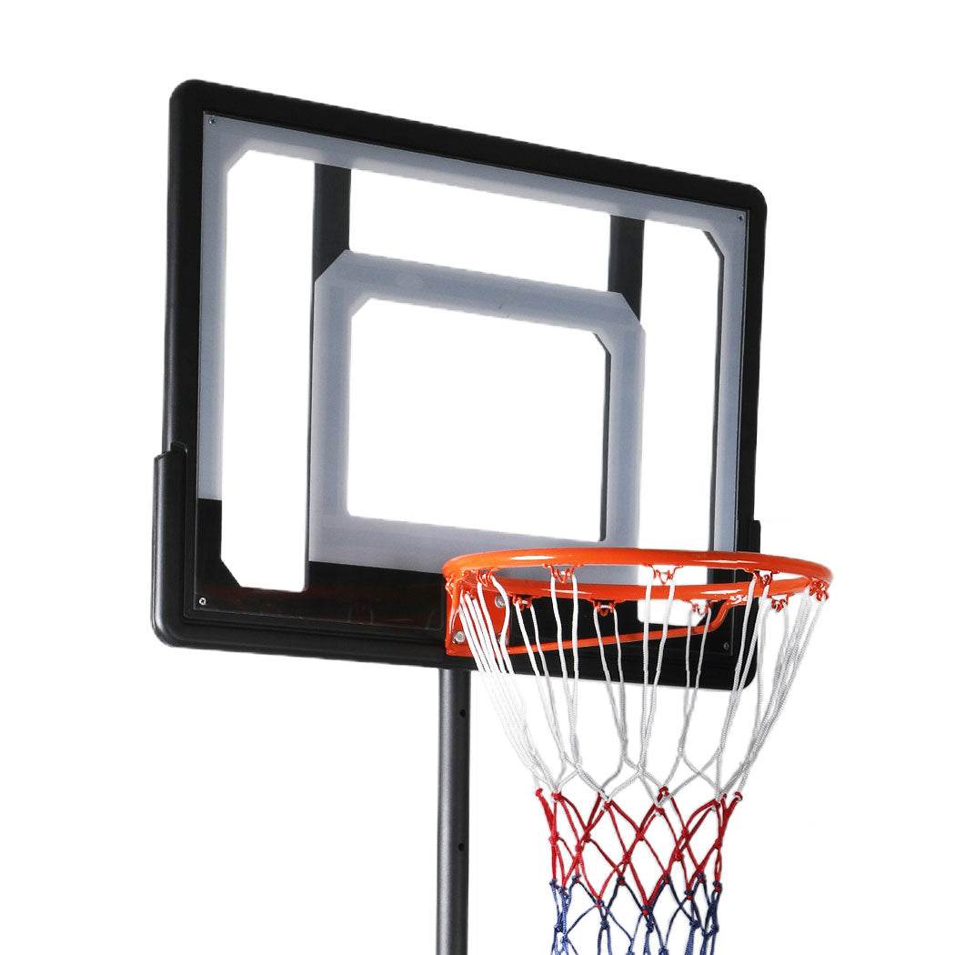 Basketball Hoop Stand System Ring Portable 2.1M Adjustable Height Kids In Ground - image5