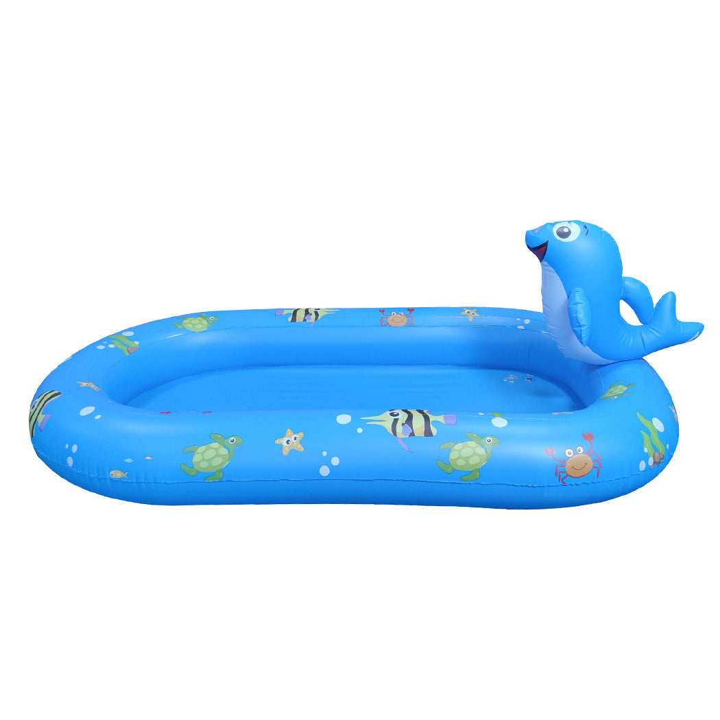 Inflatable Pool Water Splash Spray Mat Kids Children Sprinkler Play Pad Outdoor - image2