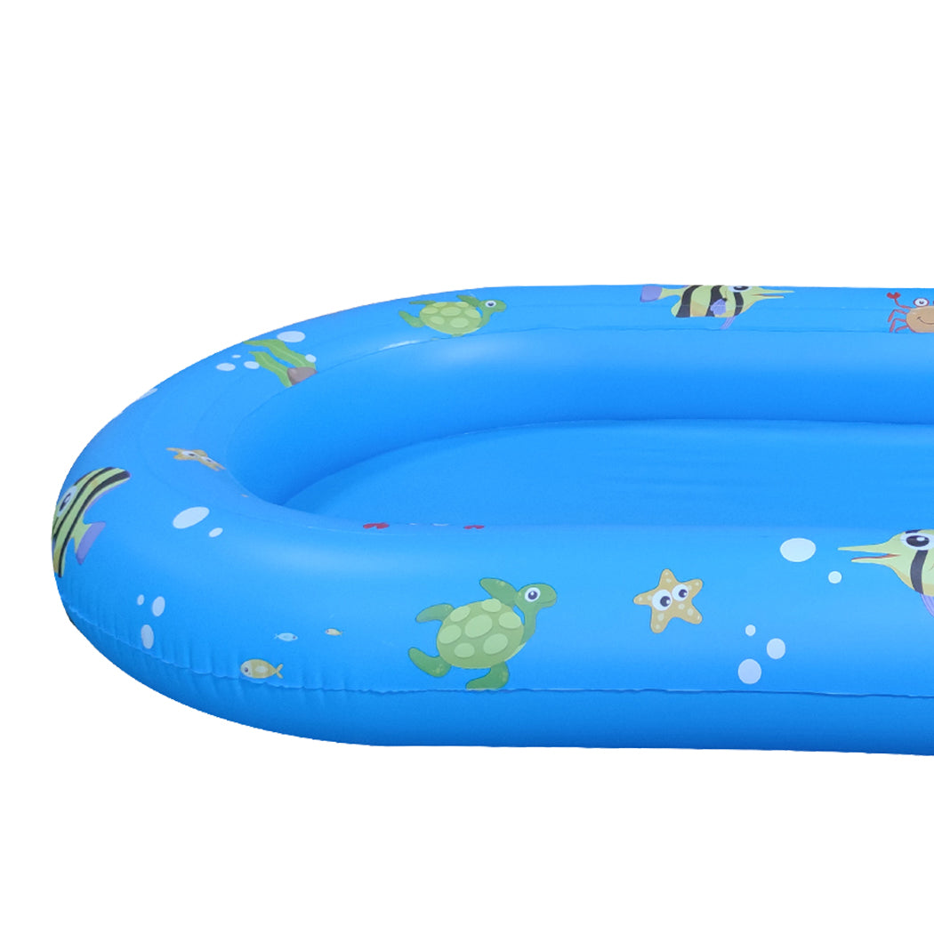 Inflatable Pool Water Splash Spray Mat Kids Children Sprinkler Play Pad Outdoor - image4