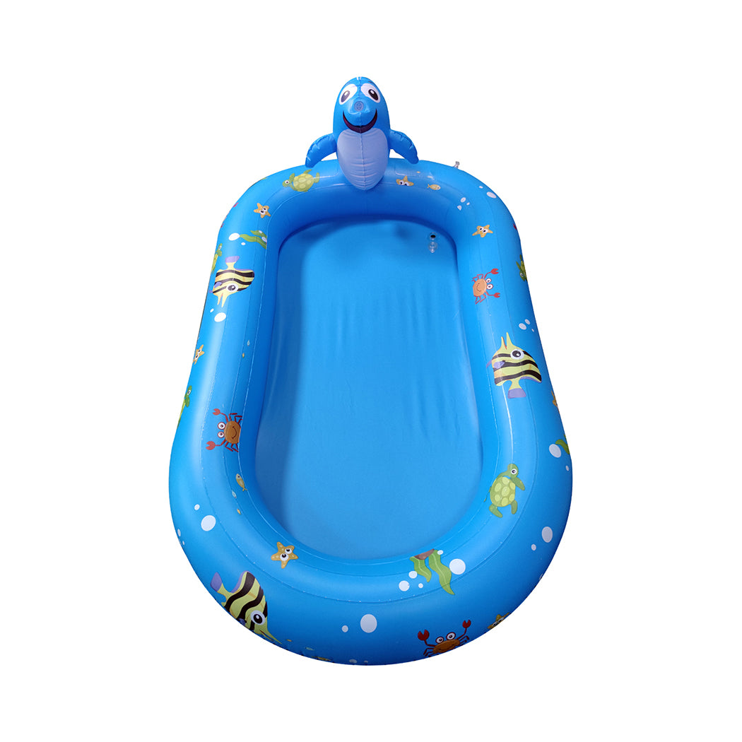 Inflatable Pool Water Splash Spray Mat Kids Children Sprinkler Play Pad Outdoor - image6