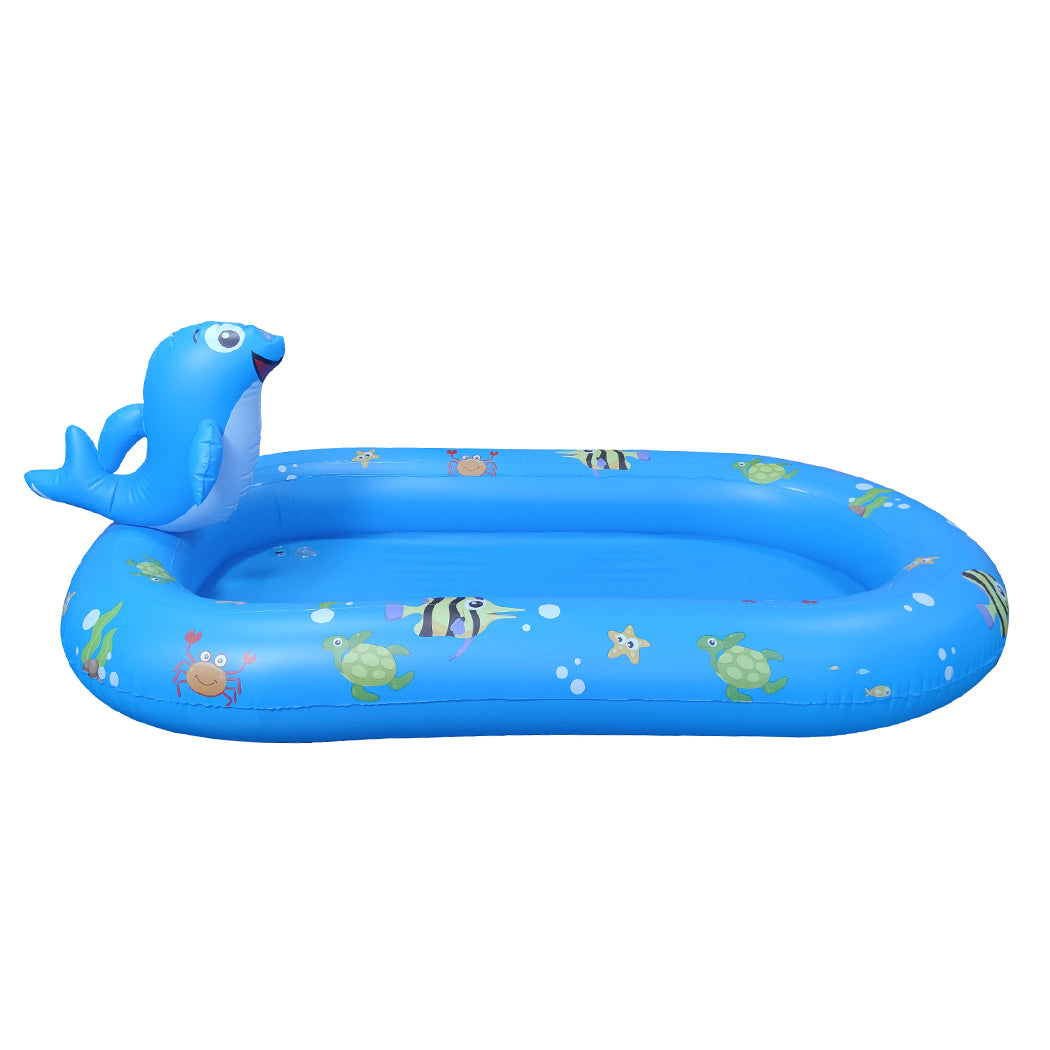 Inflatable Pool Water Splash Spray Mat Kids Children Sprinkler Play Pad Outdoor - image1