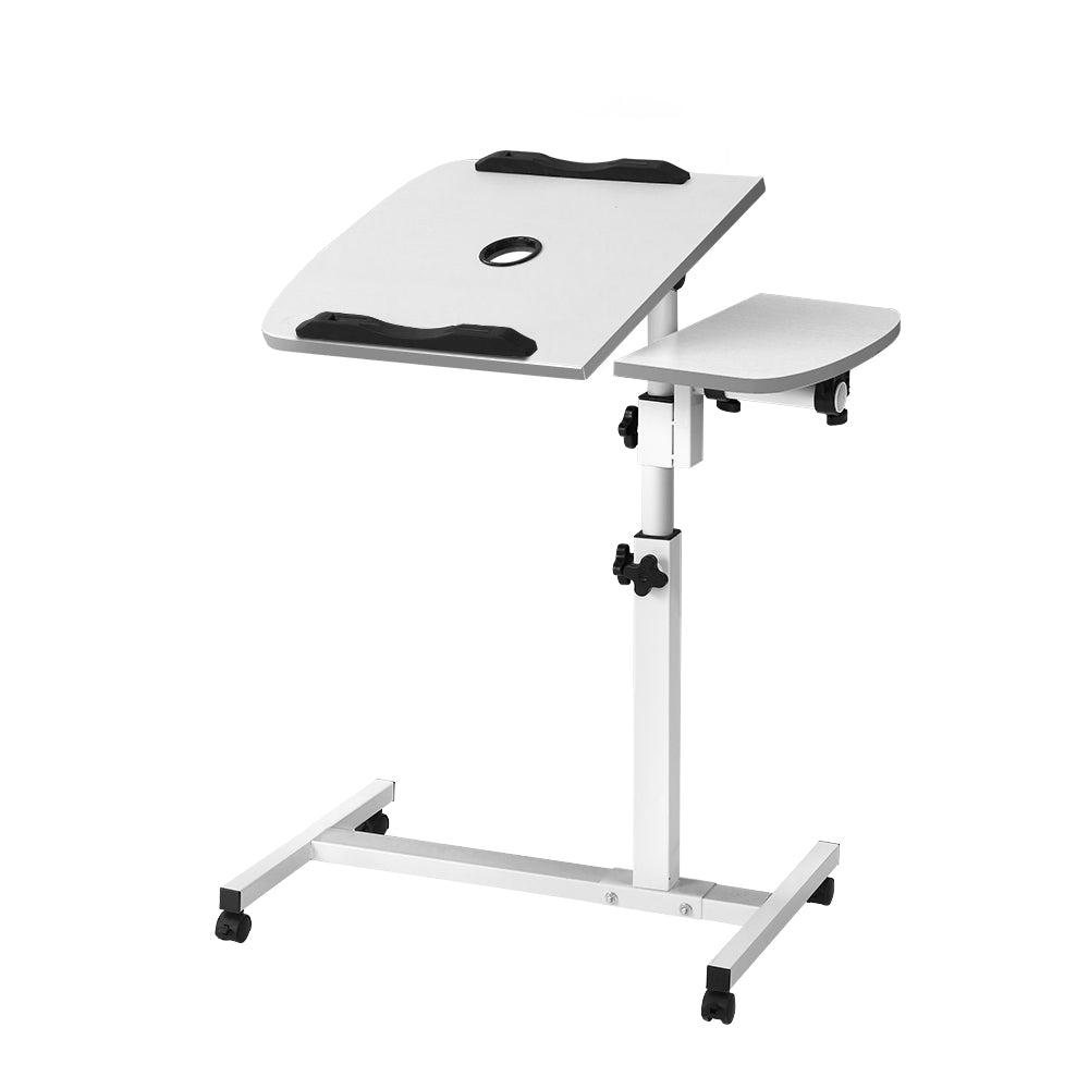 Adjustable Computer Stand with Cooler Fan - White - image1