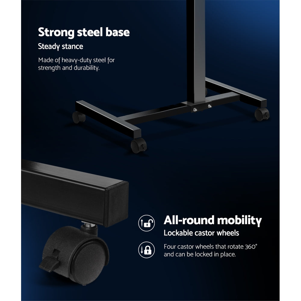 Laptop Table Desk Adjustable Stand - Walnut - image5