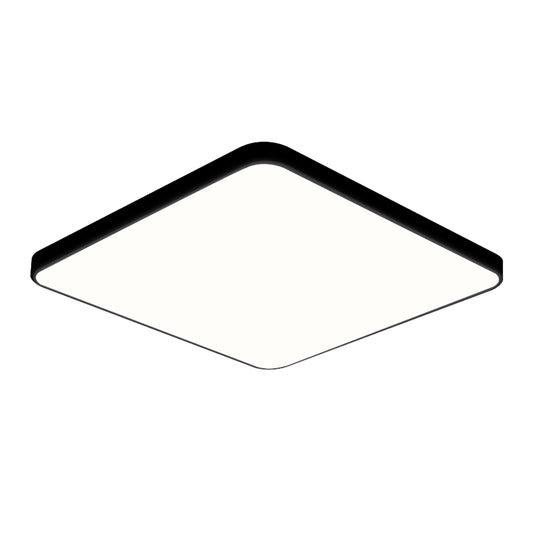 EMITTO Ultra-Thin 5CM LED Ceiling Down Light Surface Mount Living Room Black 18W - image1