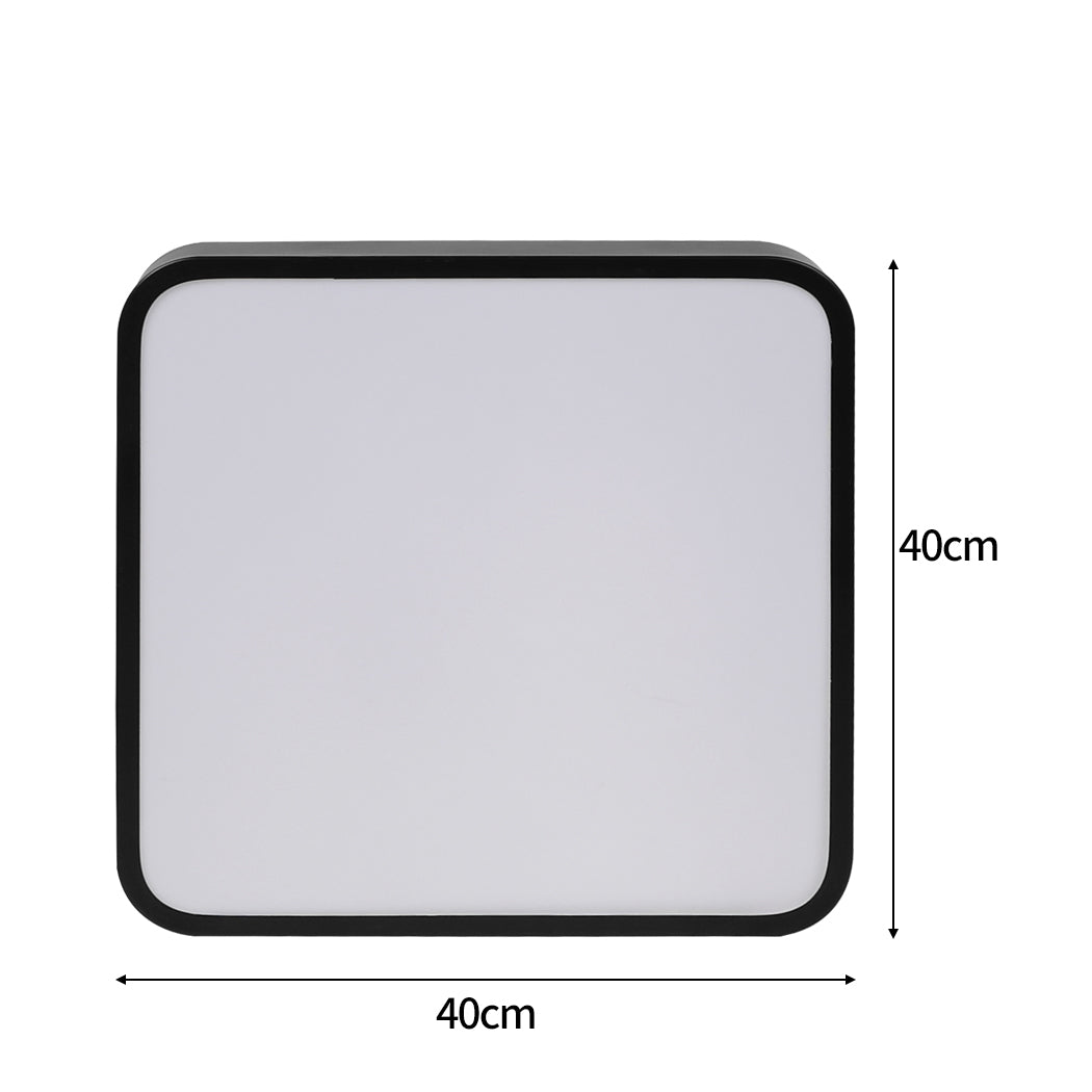 Ultra-Thin 5CM LED Ceiling Down Light Surface Mount Living Room Black 27W - image3