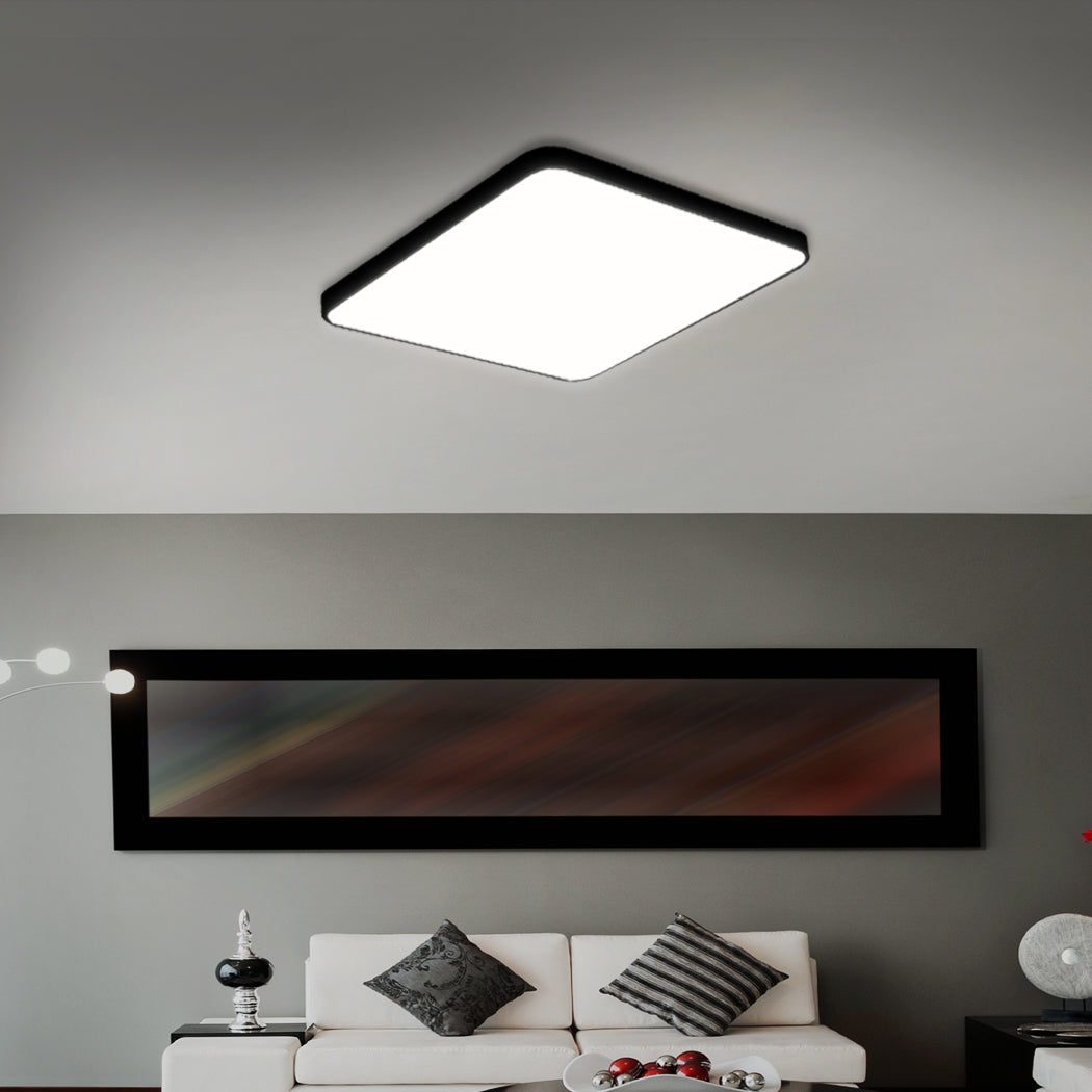 Ultra-Thin 5CM LED Ceiling Down Light Surface Mount Living Room Black 36W - image8