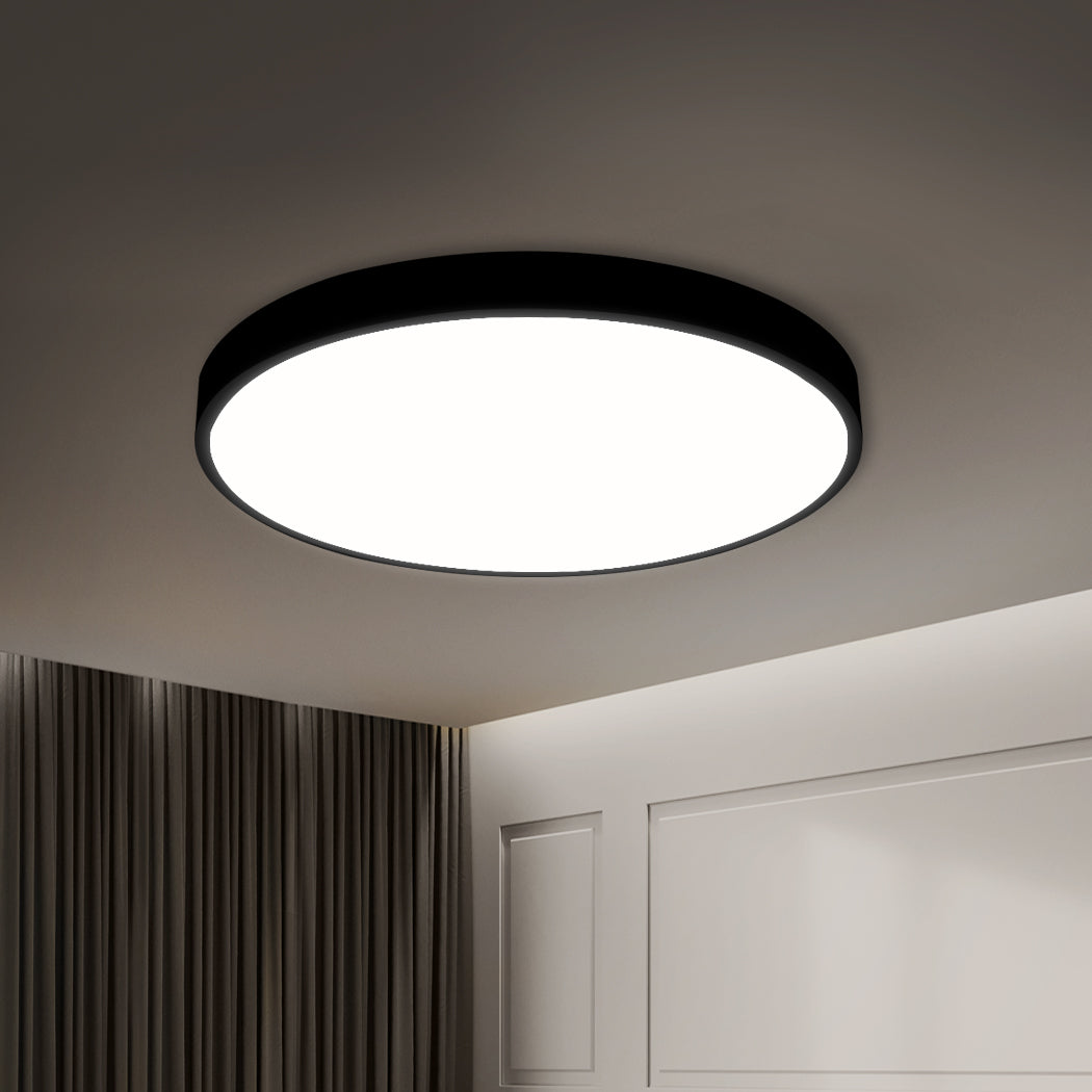 EMITTO Ultra-Thin 5CM LED Ceiling Down Light Surface Mount Living Room Black 30W - image7