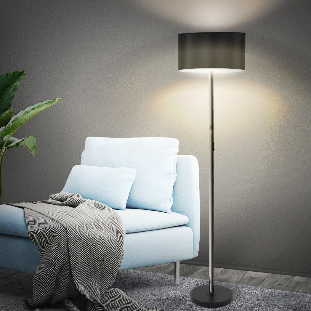Modern LED Floor Lamp Stand Reading Light Decoration Indoor Classic Linen Fabric - image7