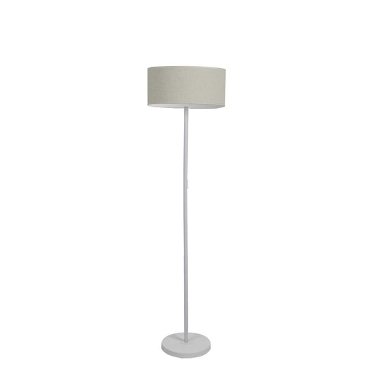 Modern LED Floor Lamp Stand Reading Light Decoration Indoor Classic Linen Fabric - image1