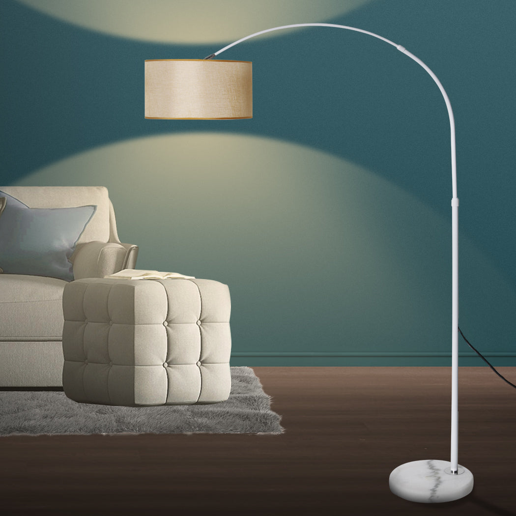 Modern LED Floor Lamp Reading Light Free Standing Height Adjustable Marble Base - image7