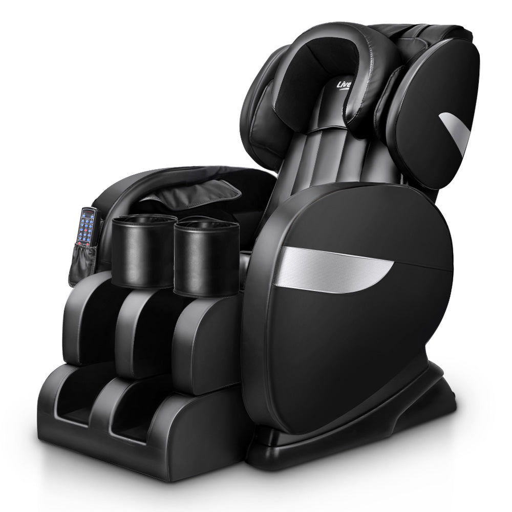Electric Massage Chair - Black - image8