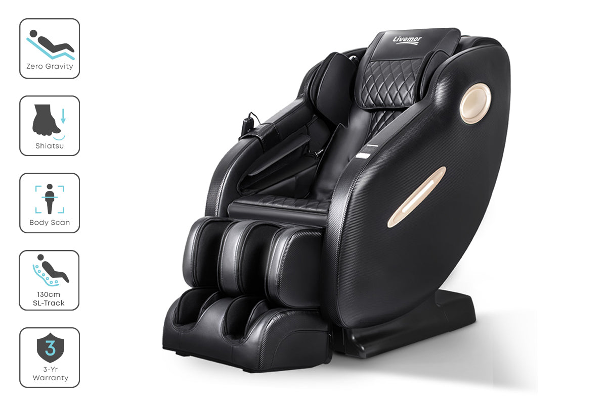 Electric Massage Chair SL Track Full Body Air Bags Shiatsu Massaging Massager - image8