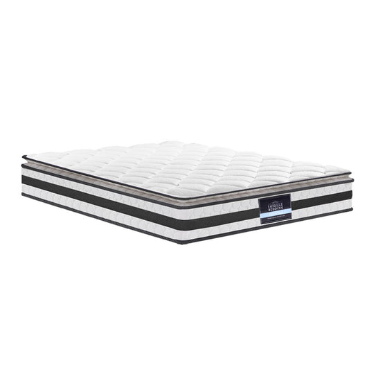 Bedding Double Size Pillow Top Spring Foam Mattress - image1