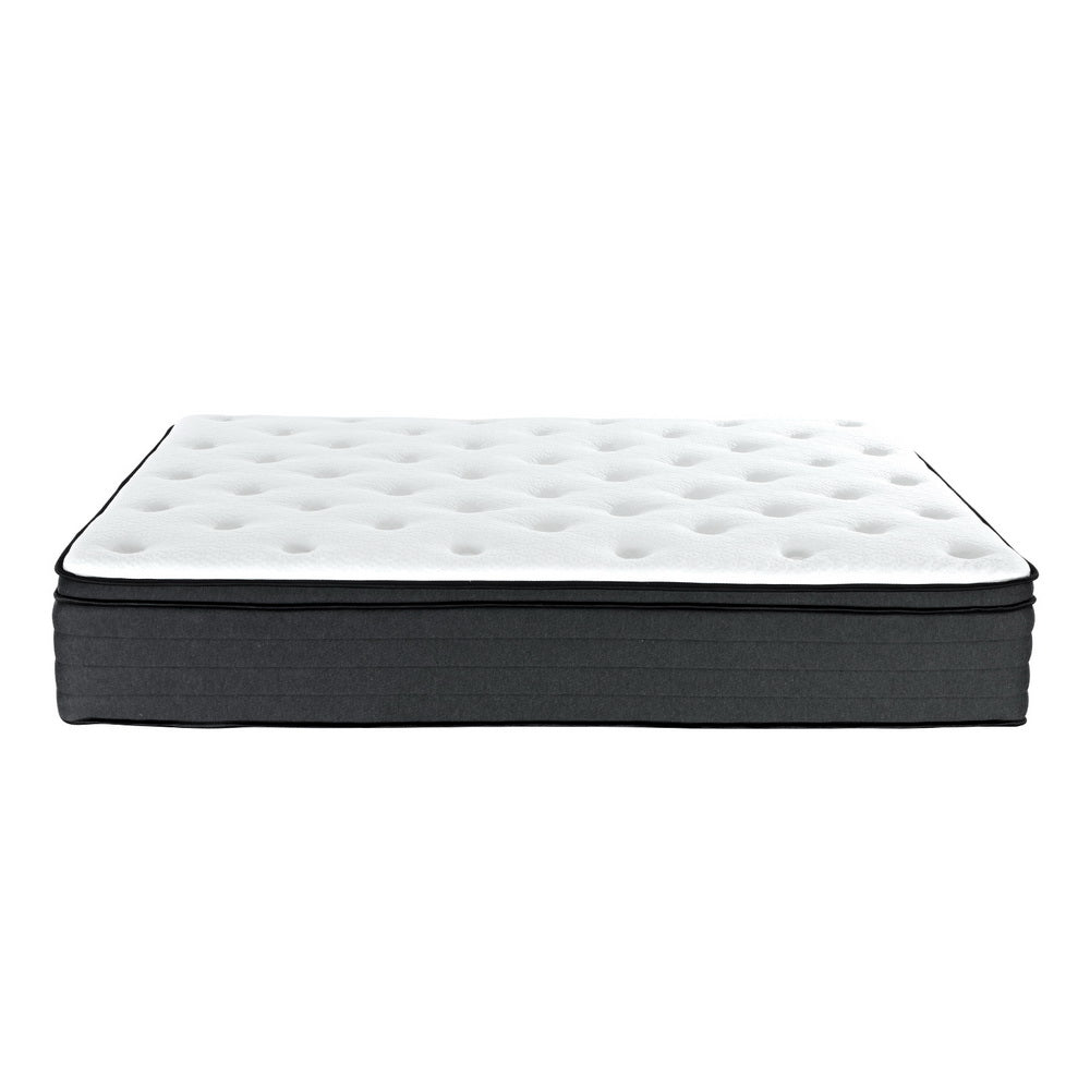 Bedding KING Mattress Bed 7 Zone Euro Top Pocket Spring Firm Foam - image4