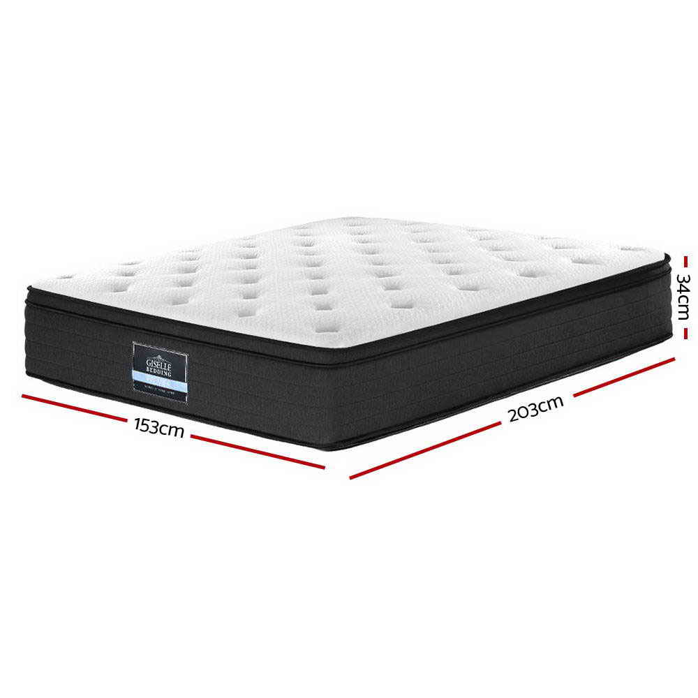 Bedding Eve Euro Top Pocket Spring Mattress 34cm Thick ‚Äì Queen - image2